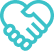hearts and hands icon